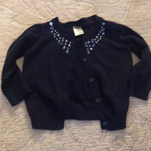 SALE! Jeweled baby cardigan 12M Osh Kosh